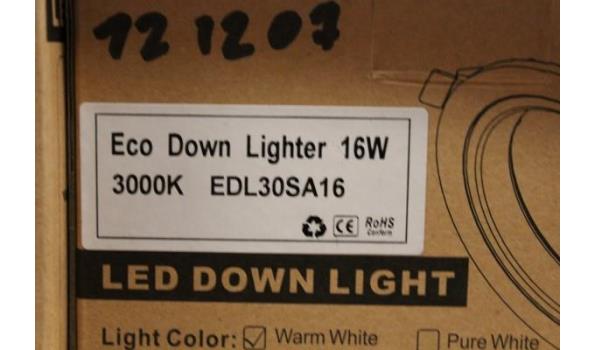 9 led down lights 16w